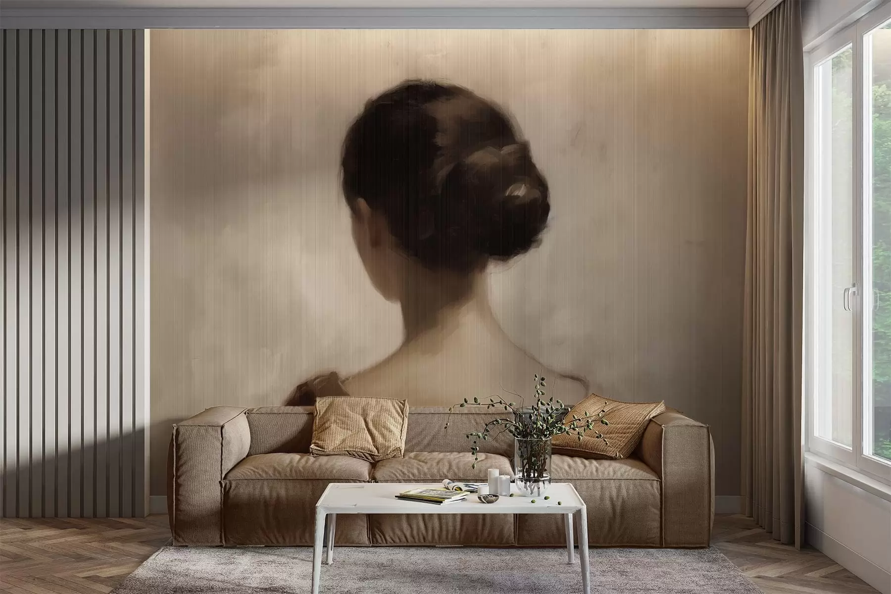 Fototapet Klassisk profil w05556
