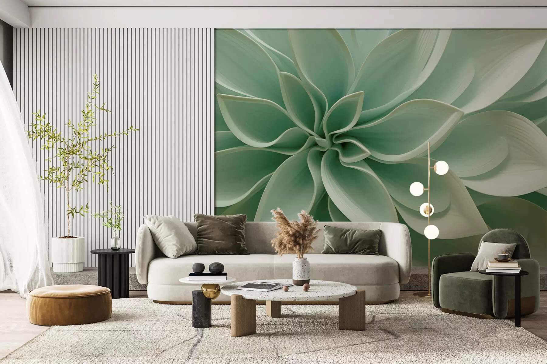 Fototapet Botanisk geometri w05559