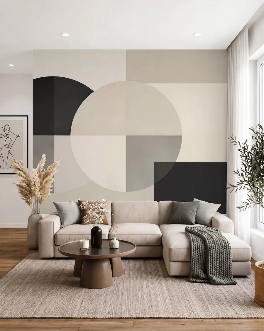 Fototapet Geometrisk abstraktion w05779