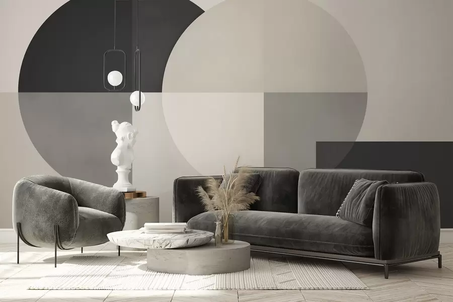 Fototapet Geometrisk abstraktion w05779