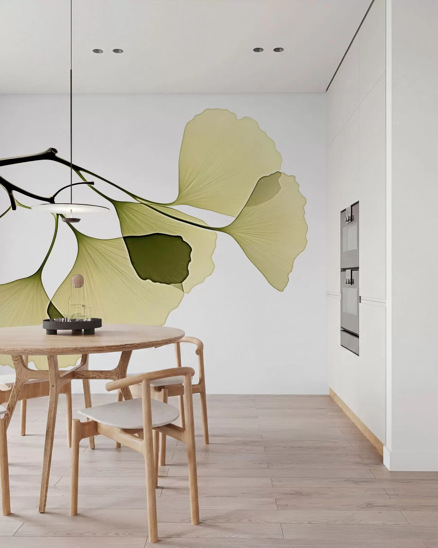 Fototapet Ginkgo-fläktblad w09968