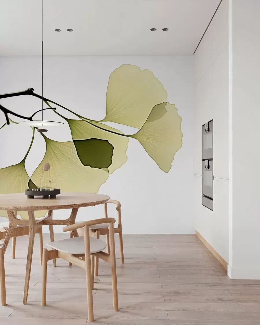 Fototapet Ginkgo-fläktblad w09968