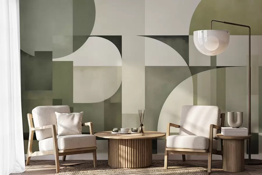 Fototapet Geometrisk abstraktion w05782