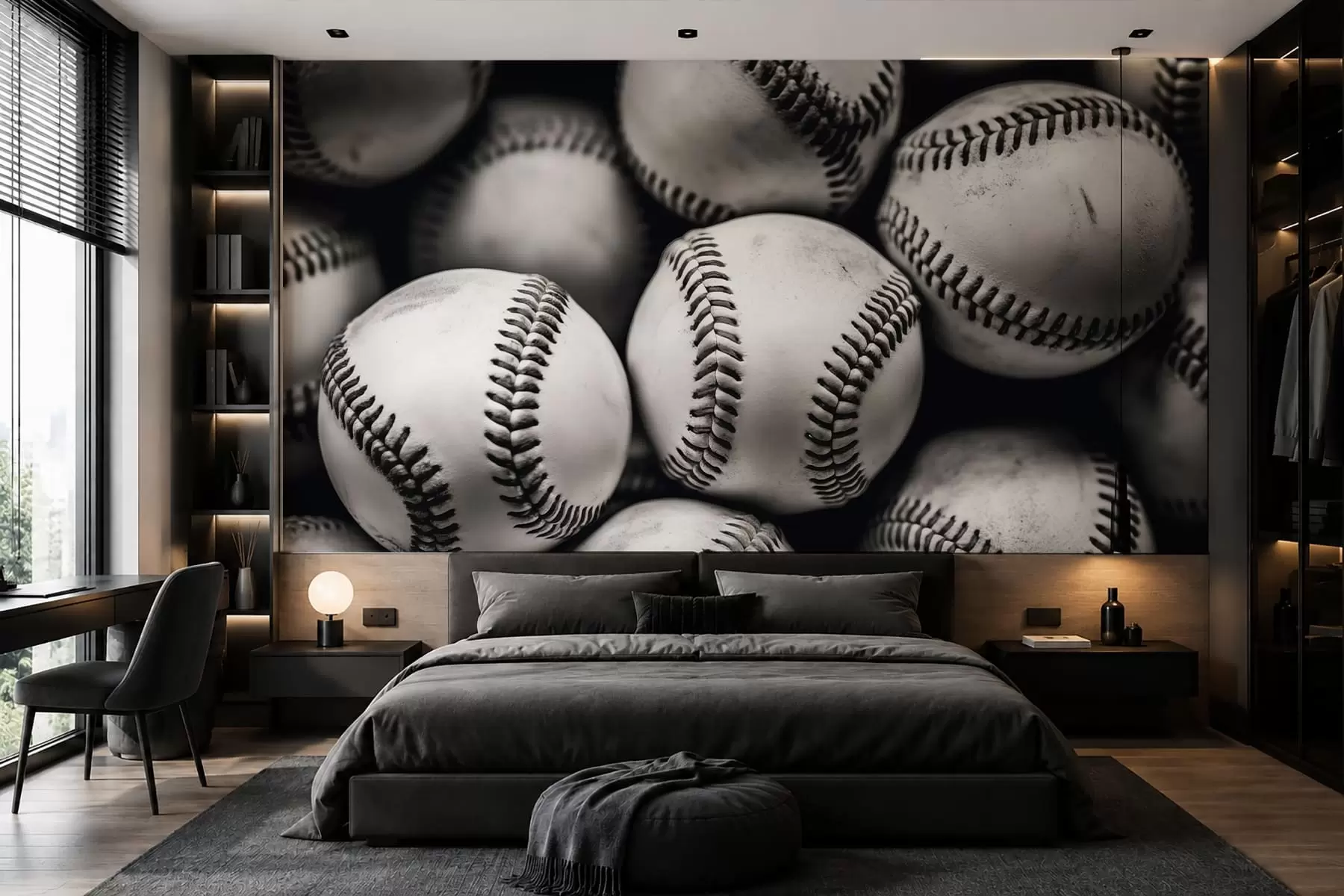 Fototapet Basebollar w09966