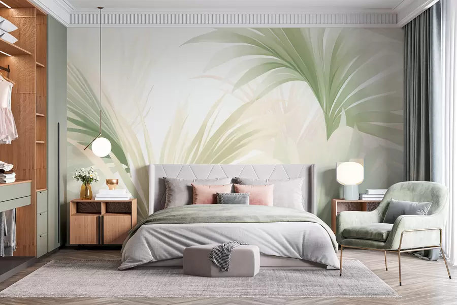 Fototapet Palmblad w05801
