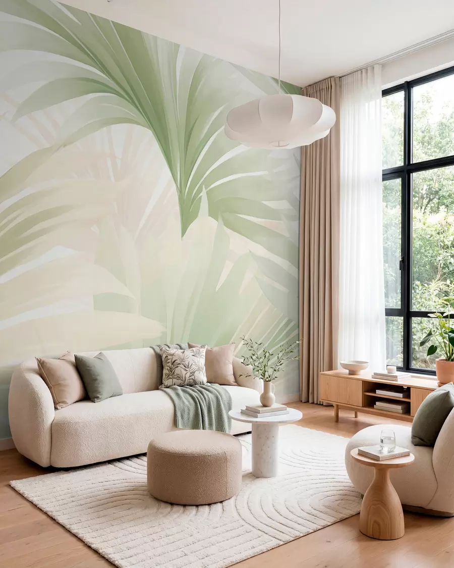 Fototapet Palmblad w05801