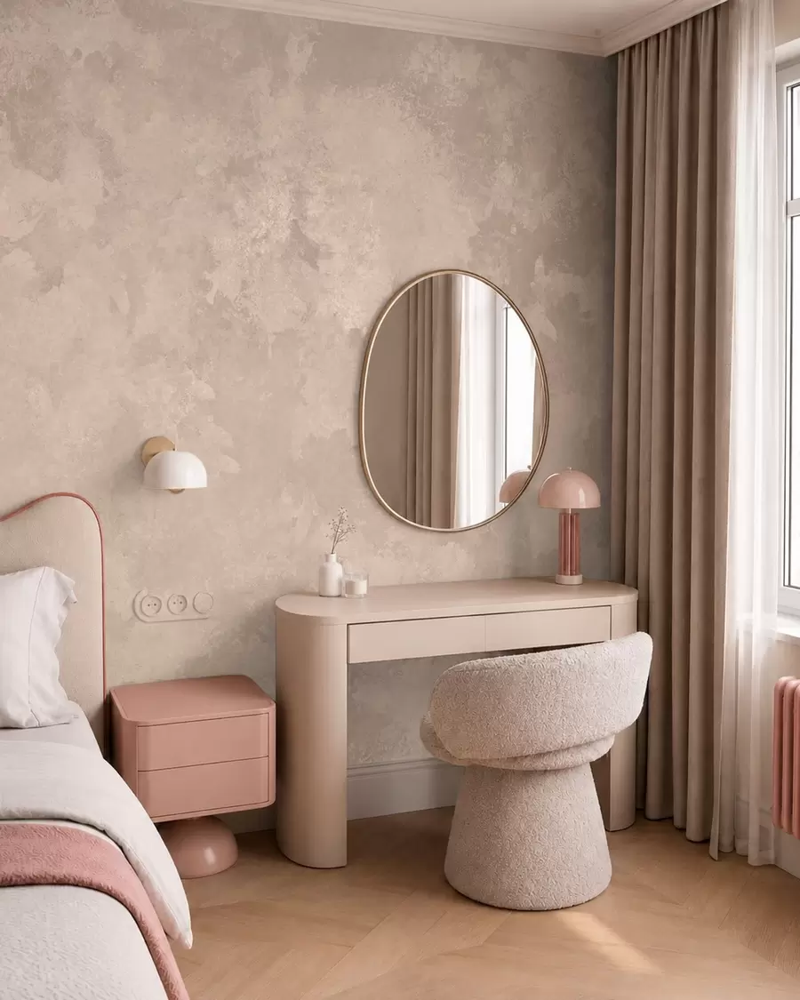 Fototapet Varm mandelbeige textur med mjuka, naturliga tonövergångar w05814