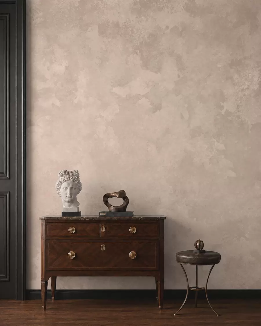 Fototapet Varm mandelbeige textur med mjuka, naturliga tonövergångar w05814