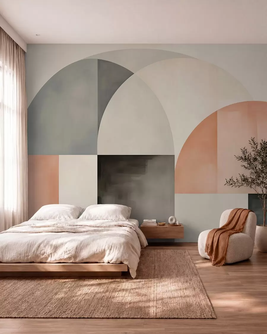 Fototapet Geometrisk abstraktion w05847