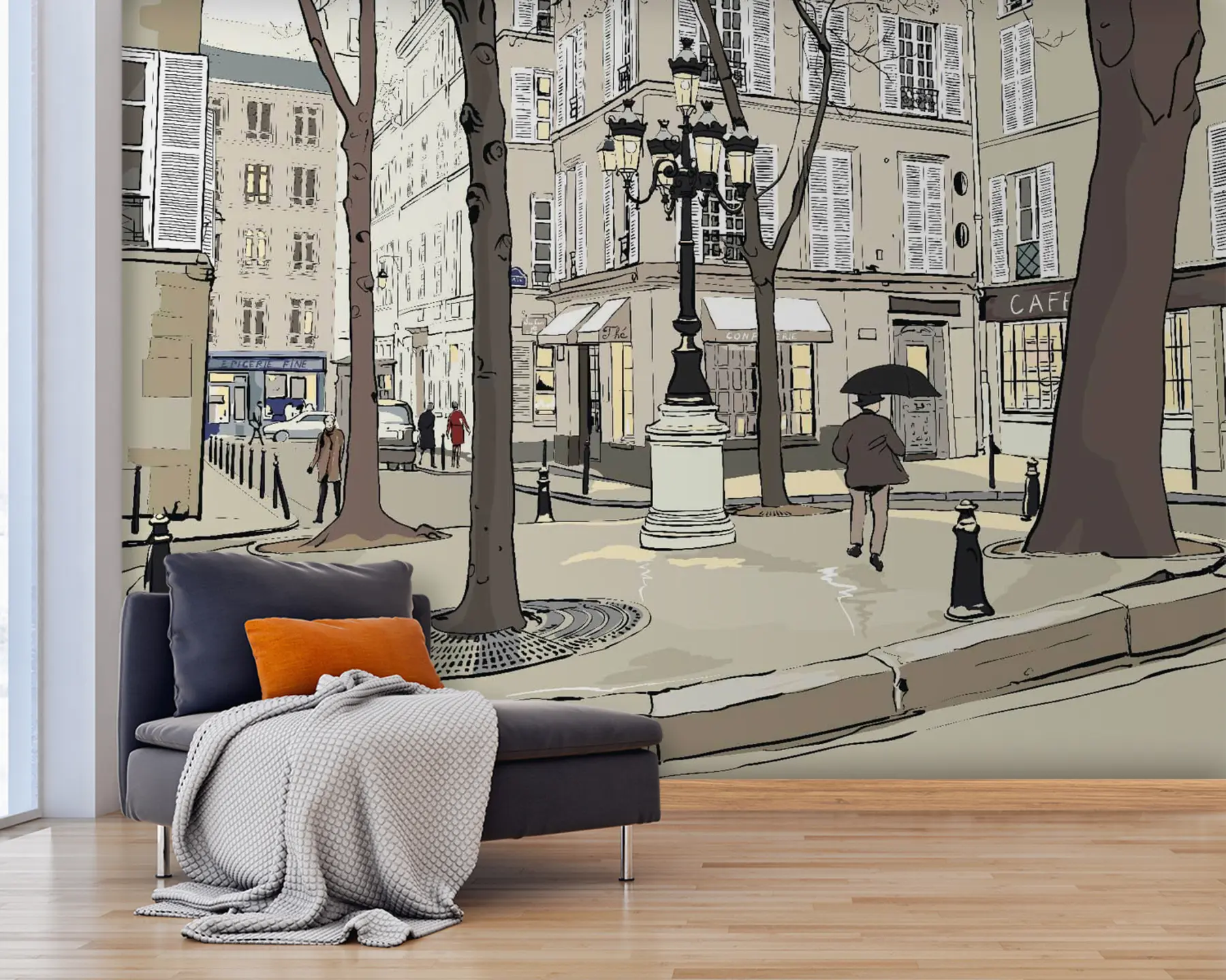 Fototapet Byggnad, fönster och infrastruktur u55549