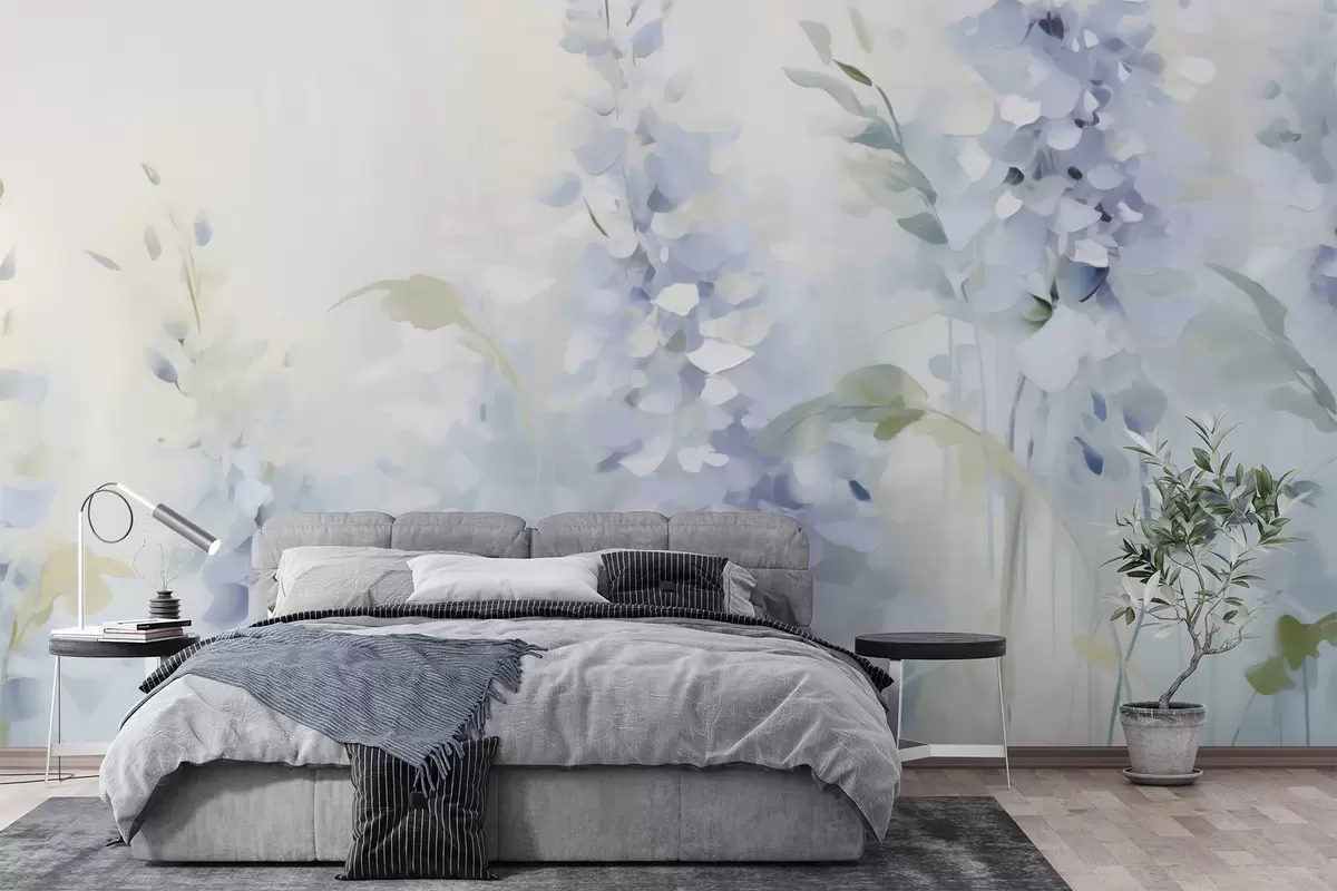 Fototapet Abstrakta blommor w05995