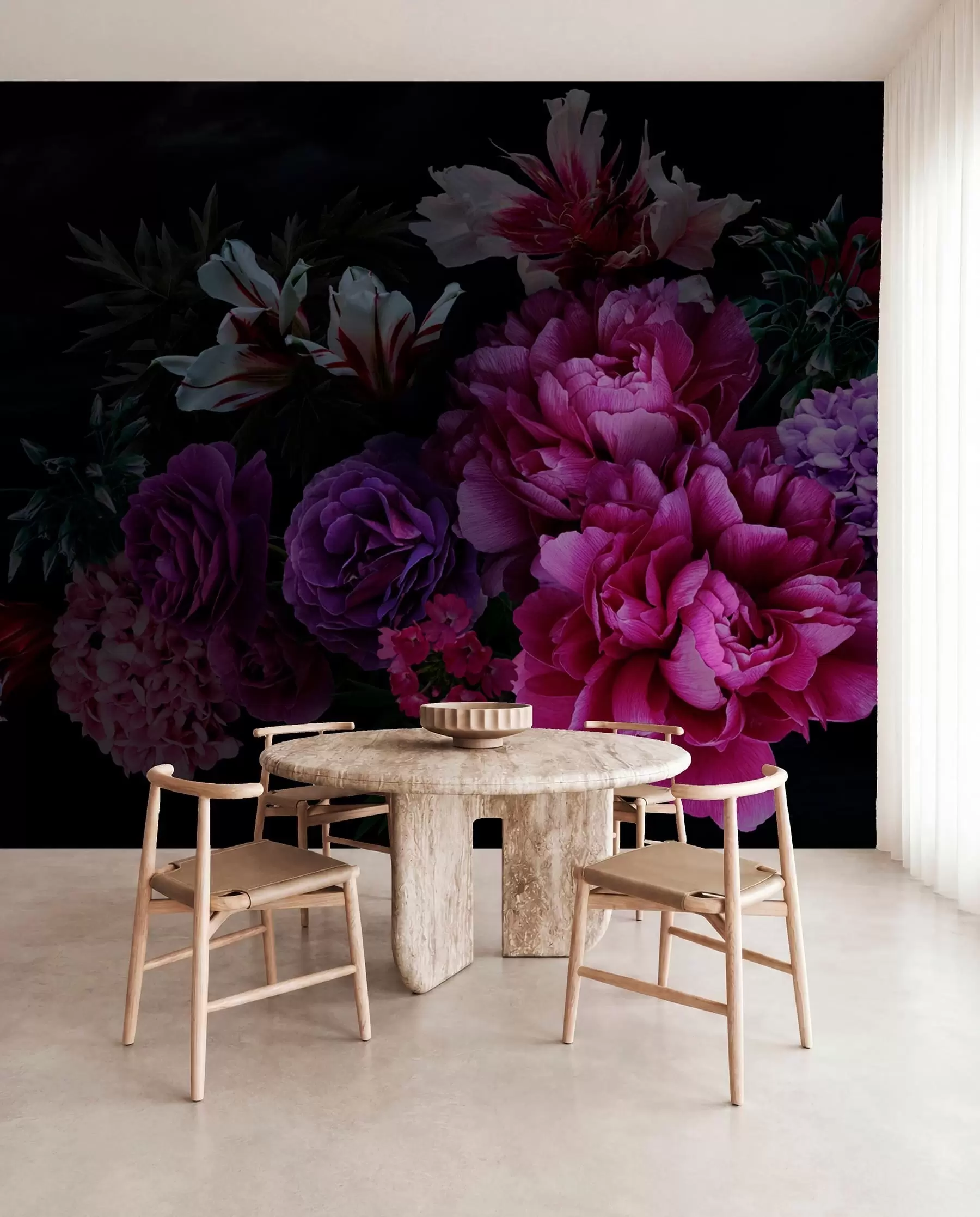 Fototapet Bukett magnifika pioner u72224