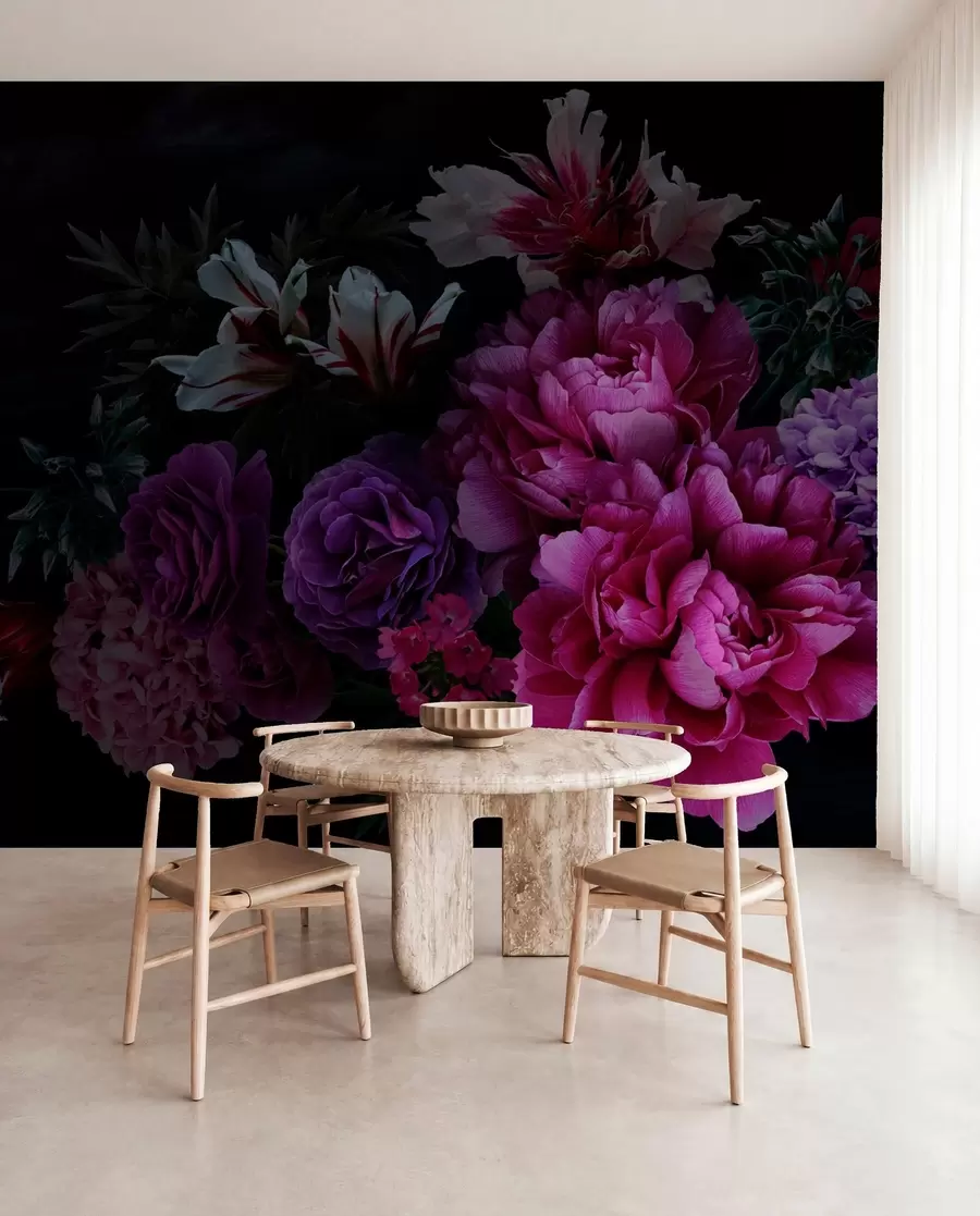 Fototapet Bukett magnifika pioner u72224