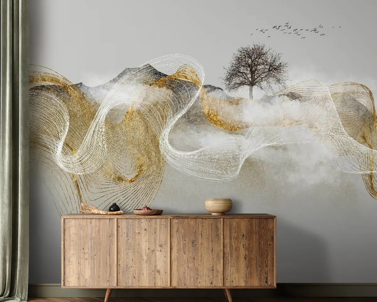 Fototapet Gest, konst och typsnitt u16828