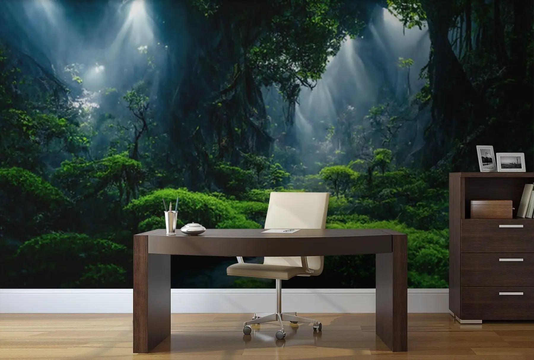 Fototapet Naturligt skogslandskap u72430