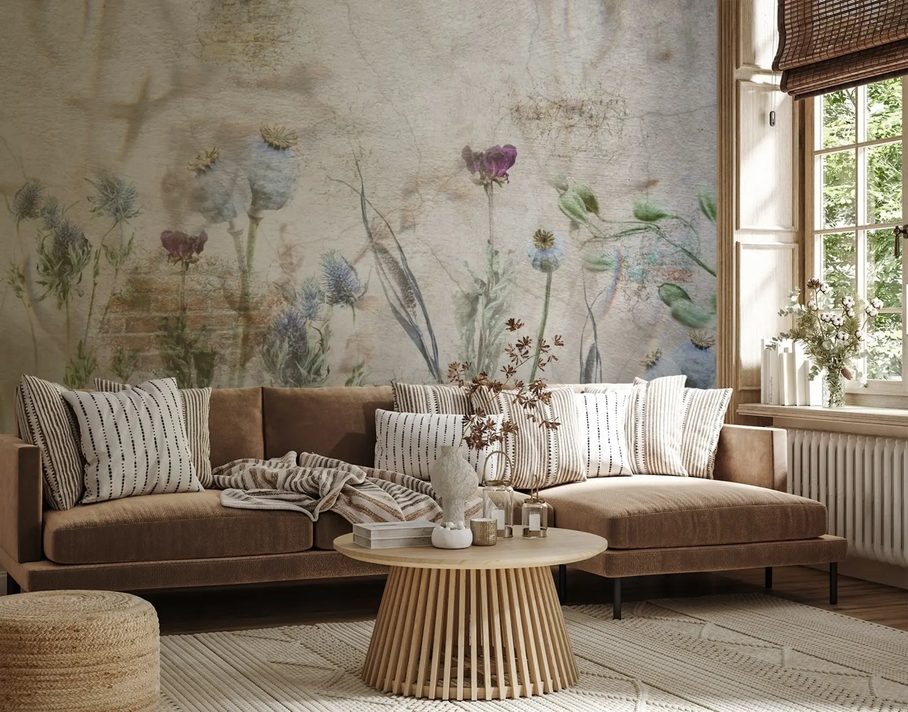 Fototapet Blommor och örter u72771