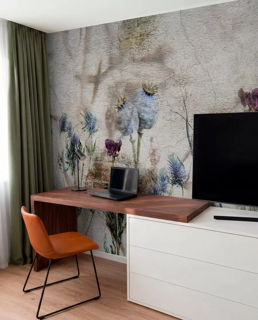Fototapet Blommor och örter u72771