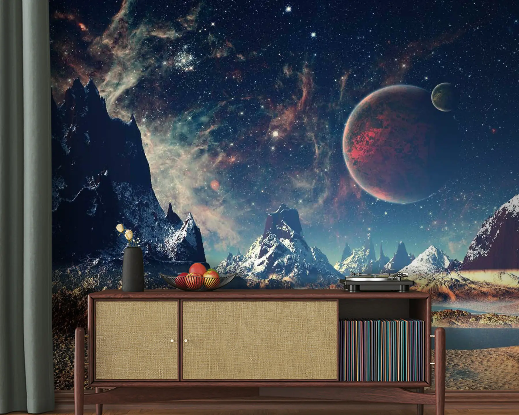 Fototapet Främmande landskap u55303