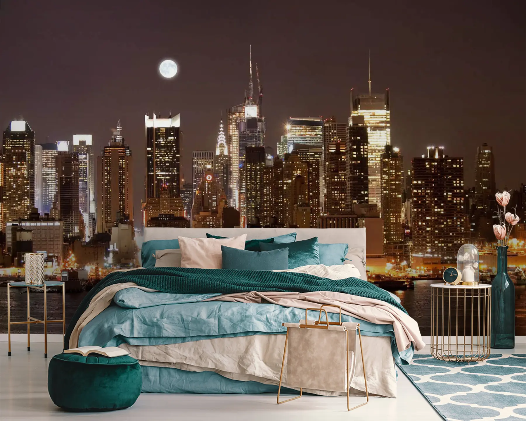 Fototapet New York vid vattnet u57923