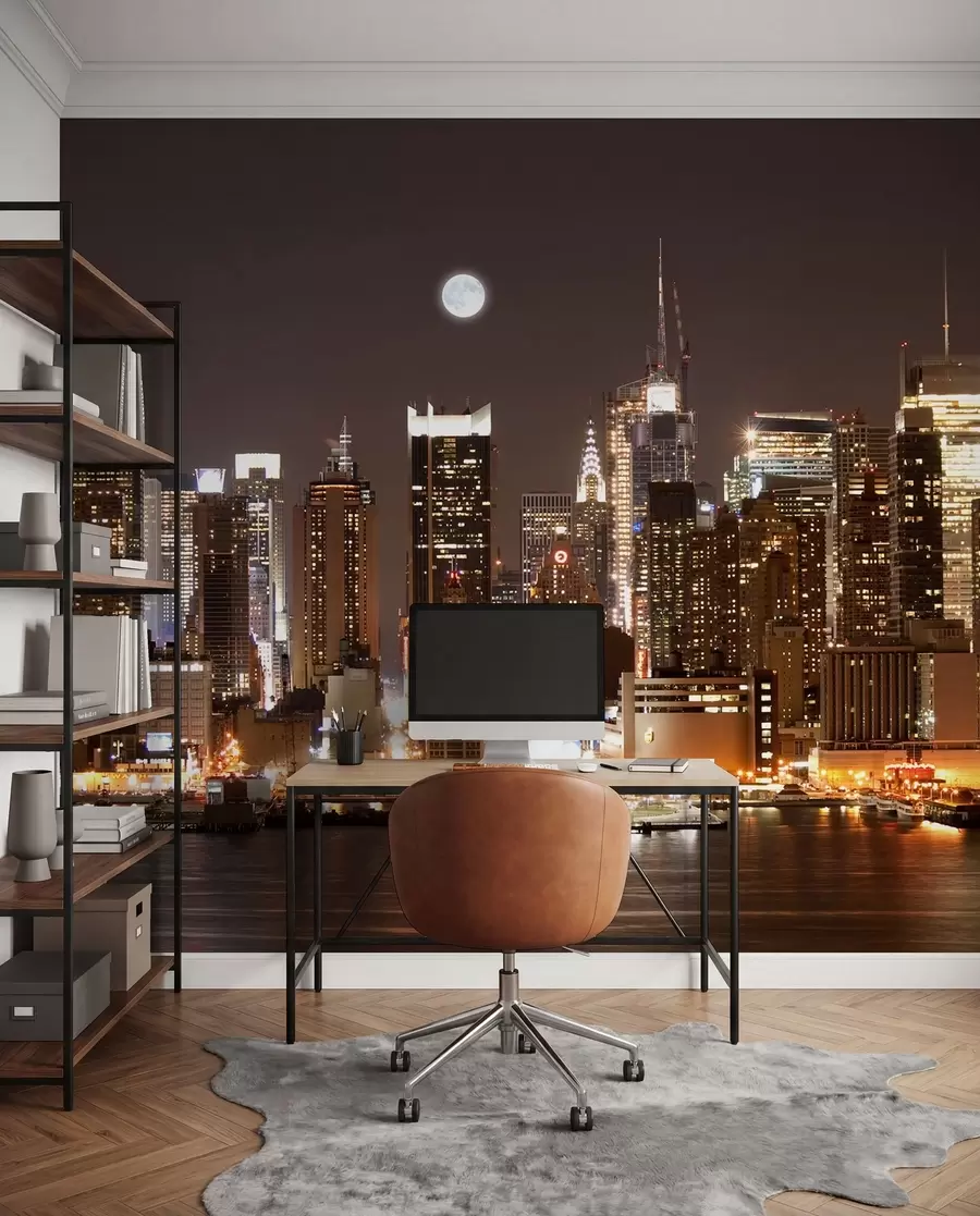 Fototapet New York vid vattnet u57923