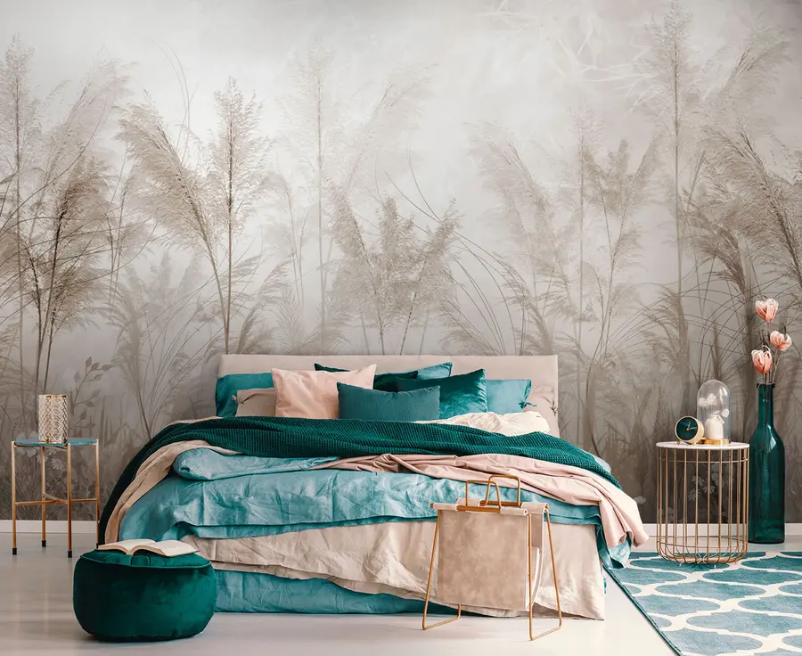 Fototapet Grenar i dimstil boho u73981