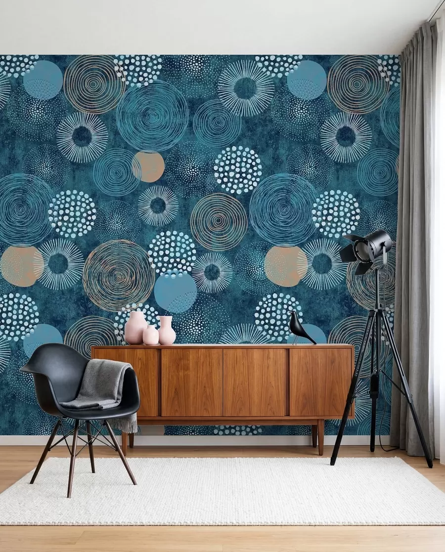 Fototapet Textil, konst och typsnitt u59376