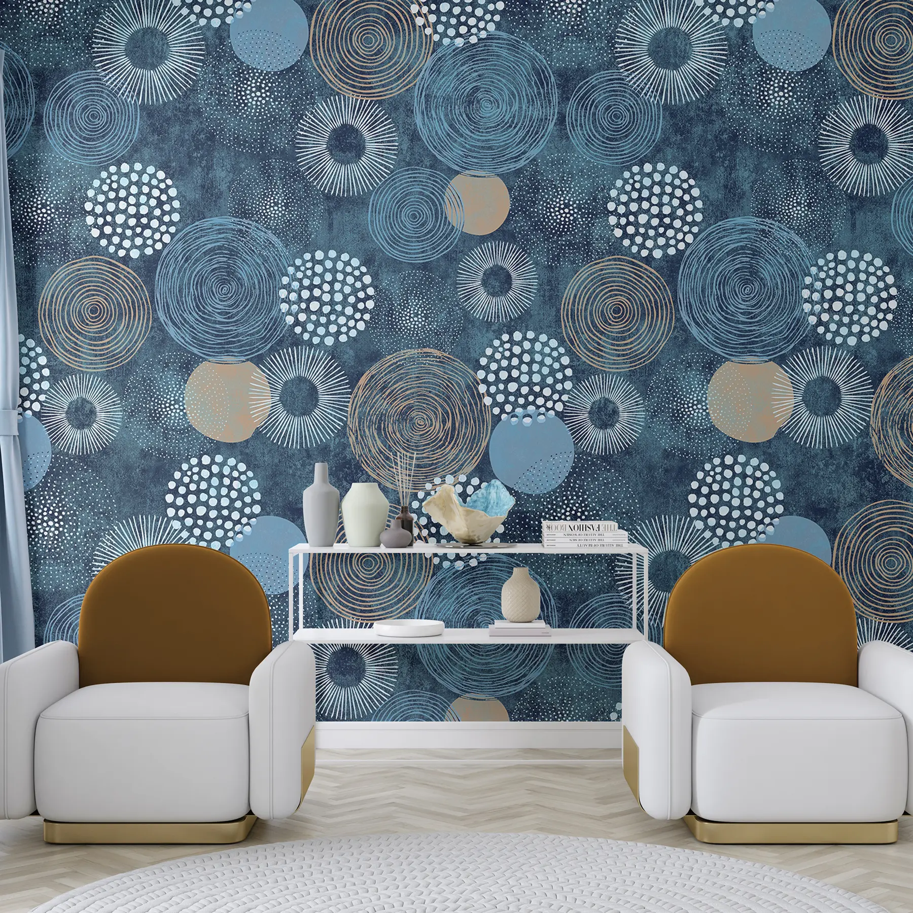 Fototapet Textil, konst och typsnitt u59376