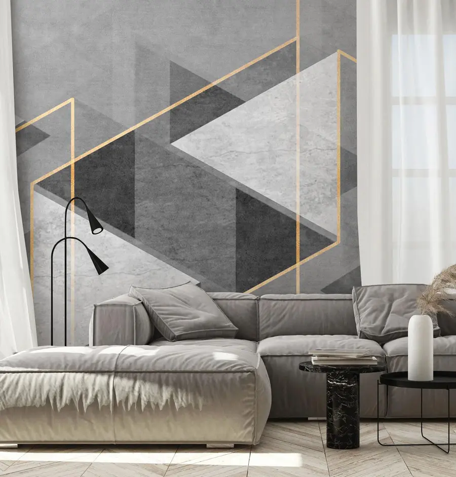 Fototapet Abstrakt geometrisk stil u74080