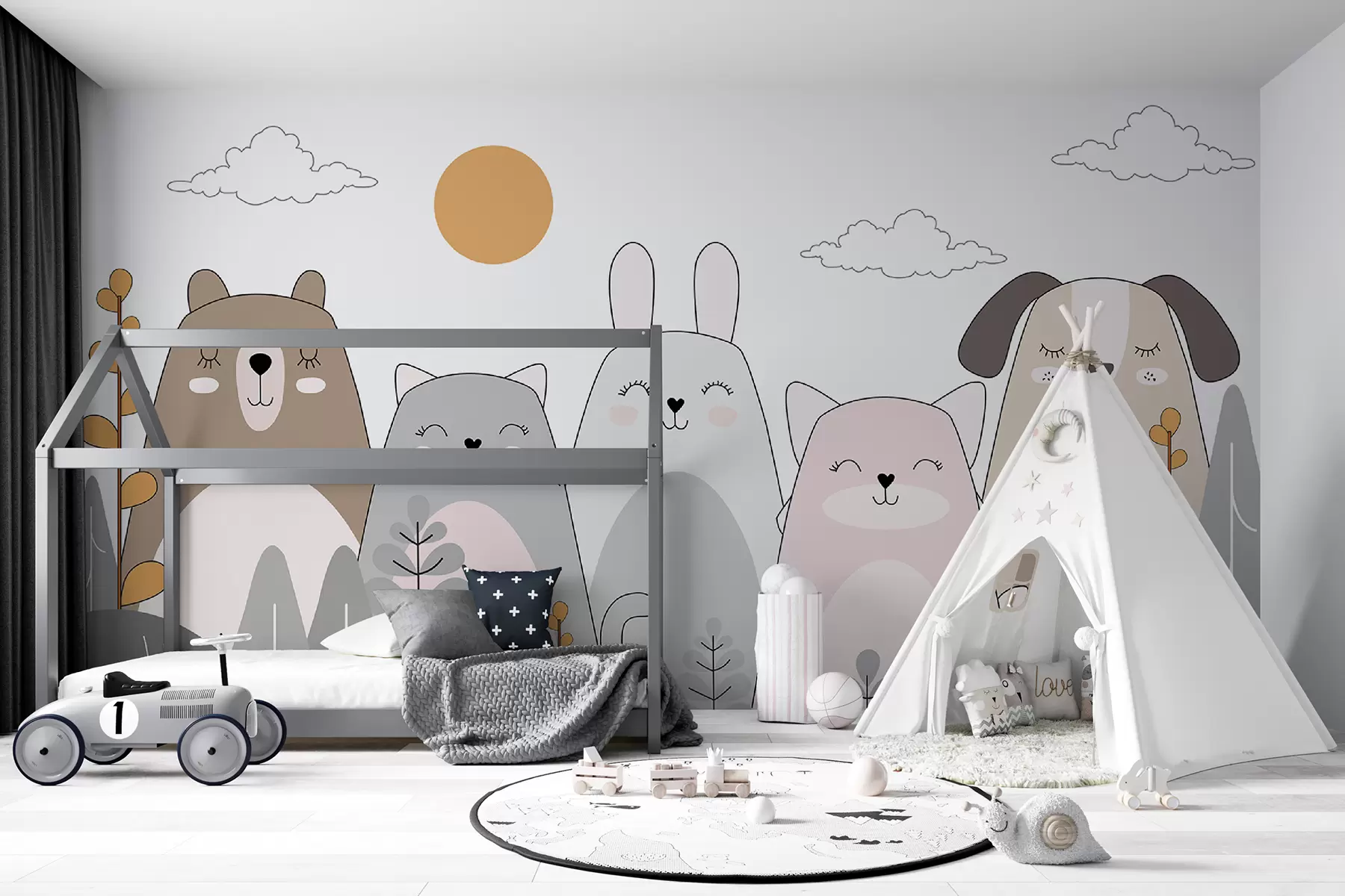 Fototapet Härliga djur u93755