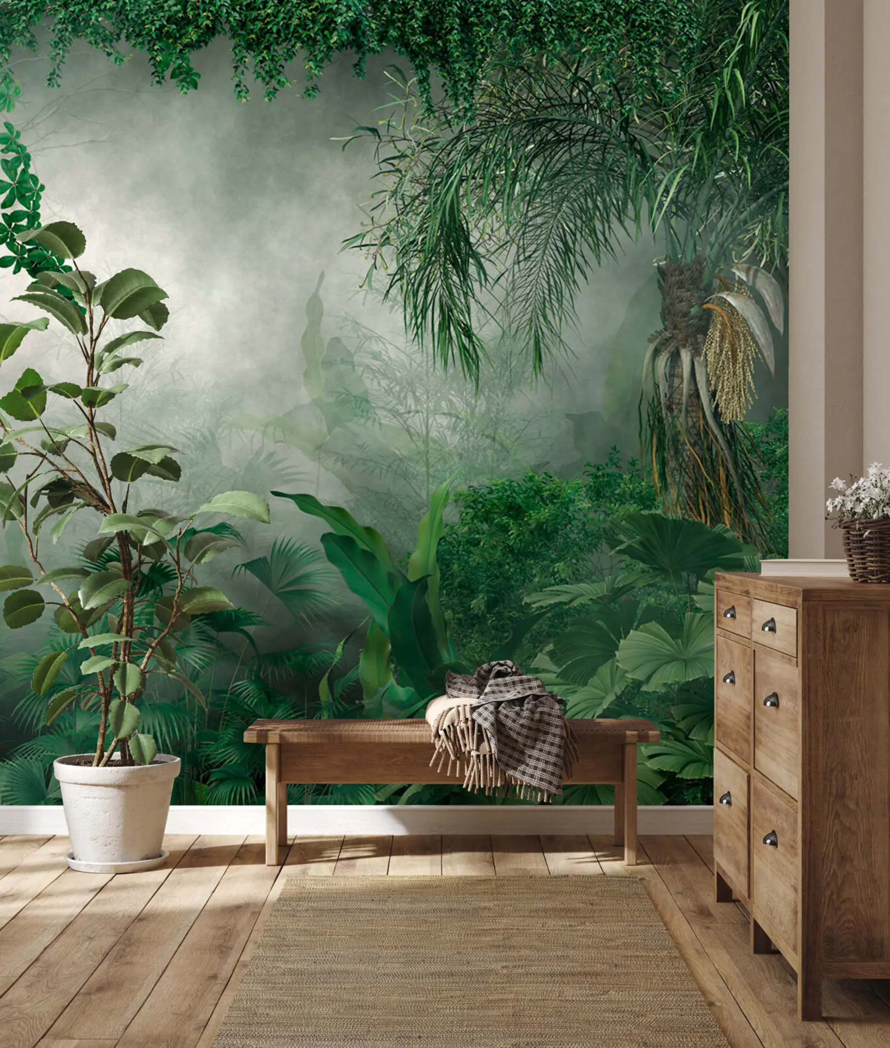 Fototapet Mystisk djungel u74409