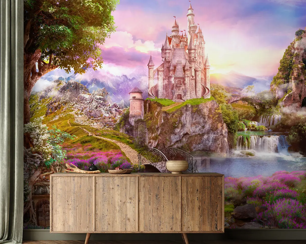 Fototapet Växt, himmel och moln u59924