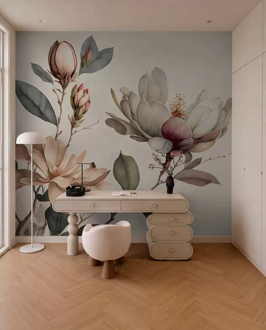 Fototapet Magnolia illustration u93020