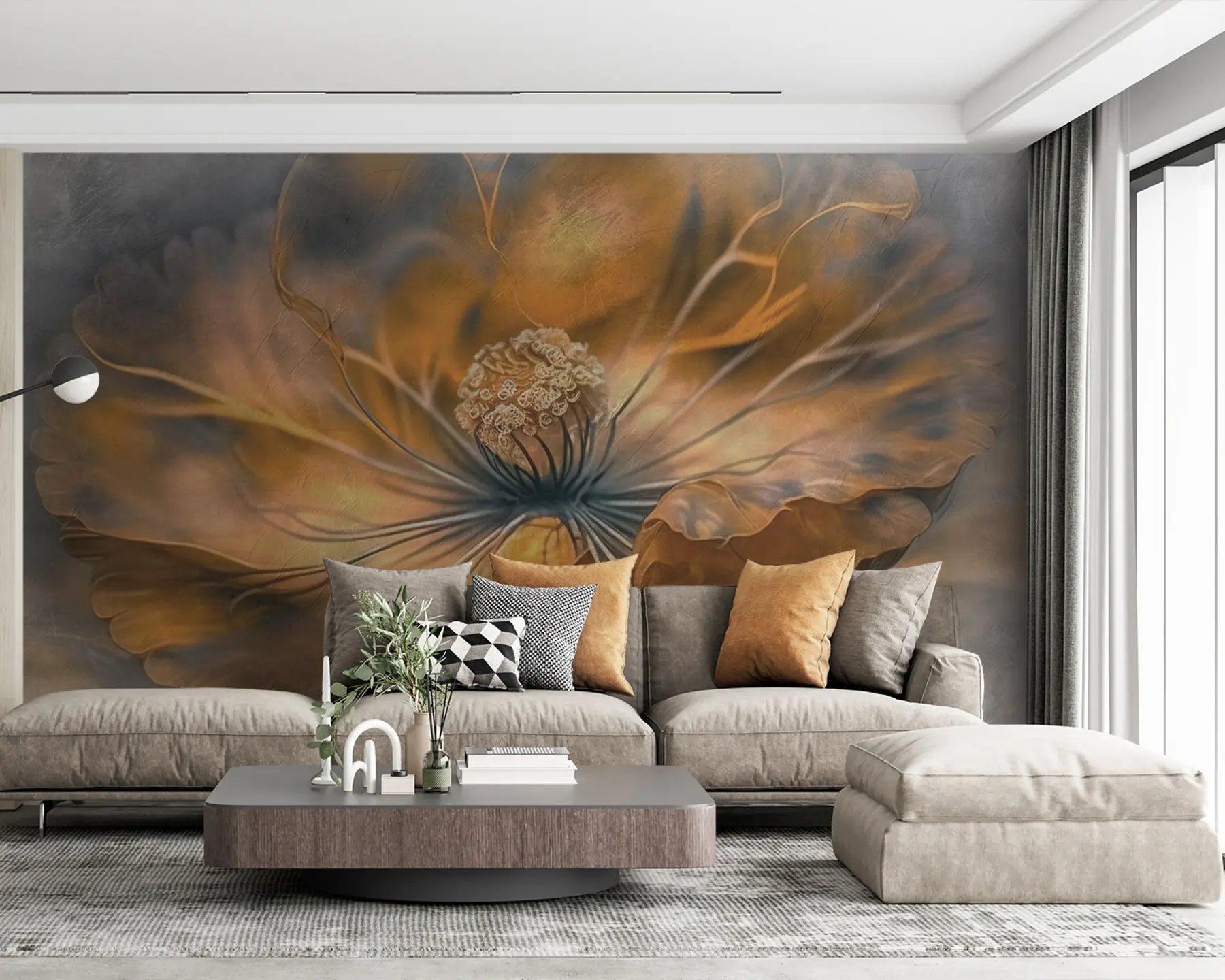Fototapet Stor blomma u93916