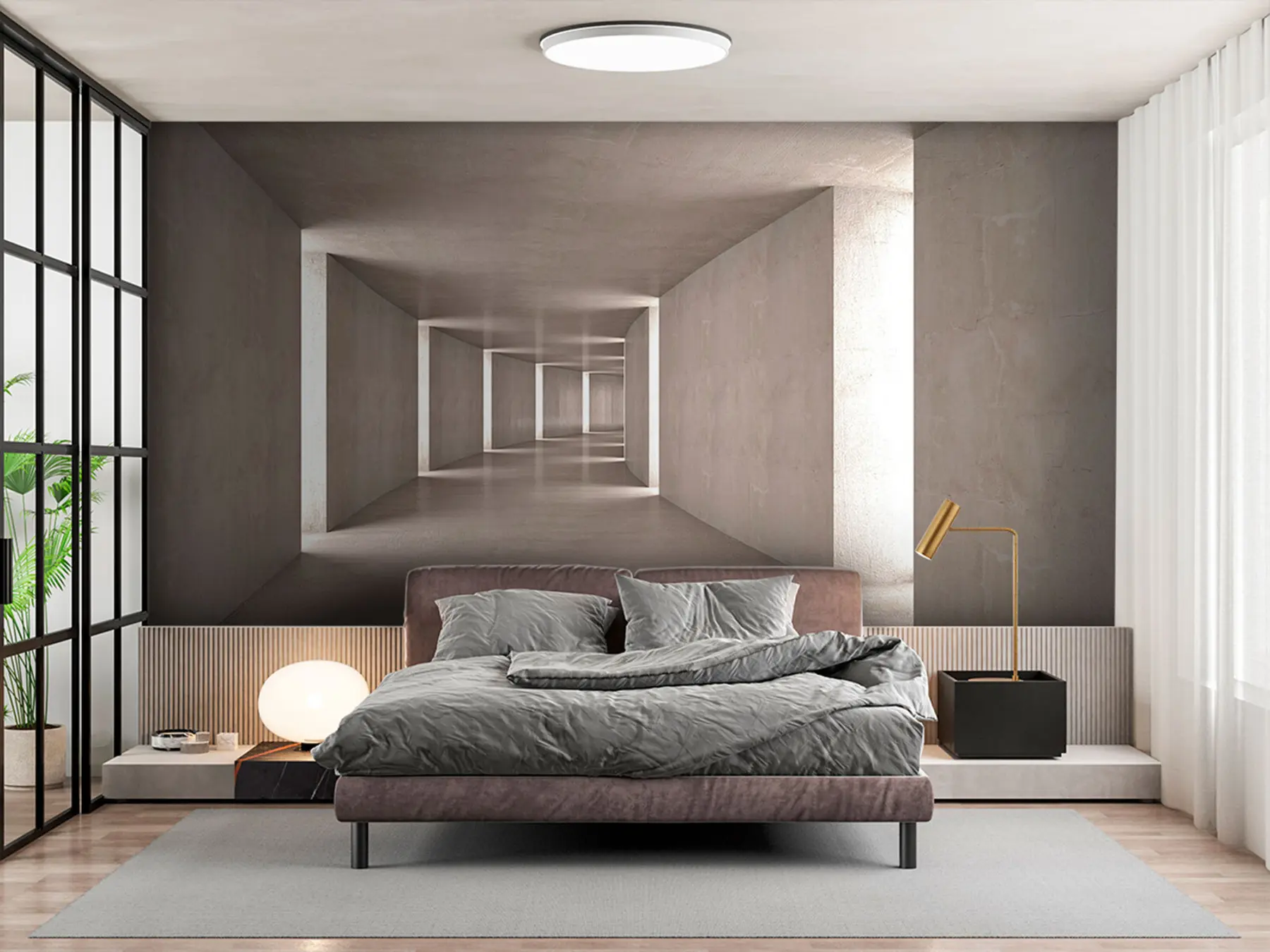 Fototapet Abstrakt tunnel u75401