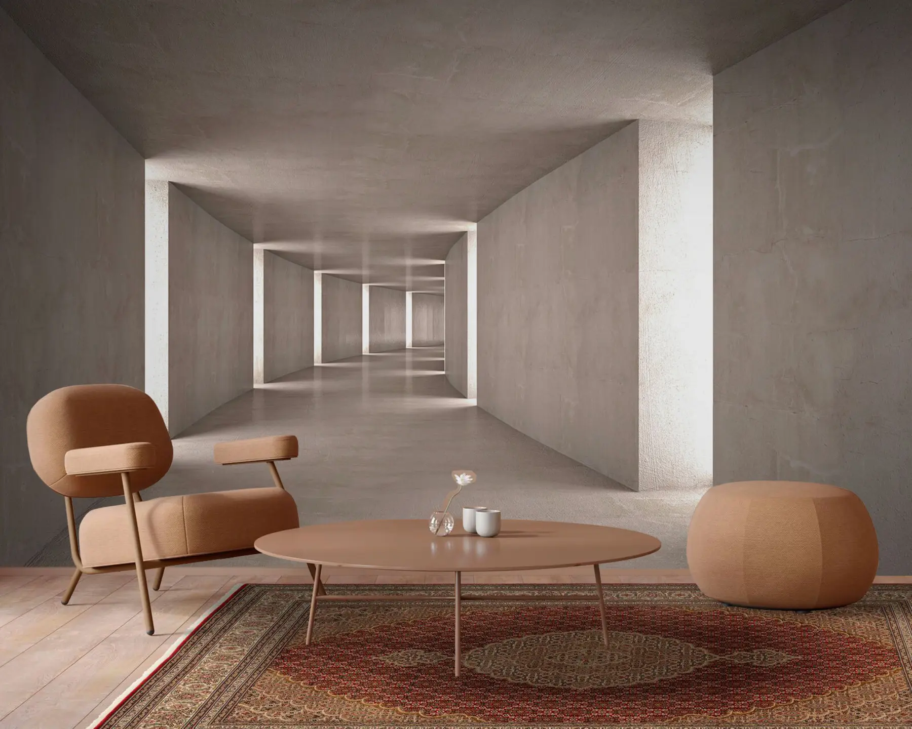 Fototapet Abstrakt tunnel u75401