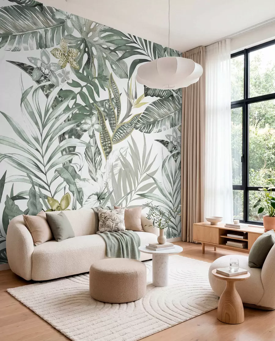 Fototapet Digital och textil design av mönster u94199
