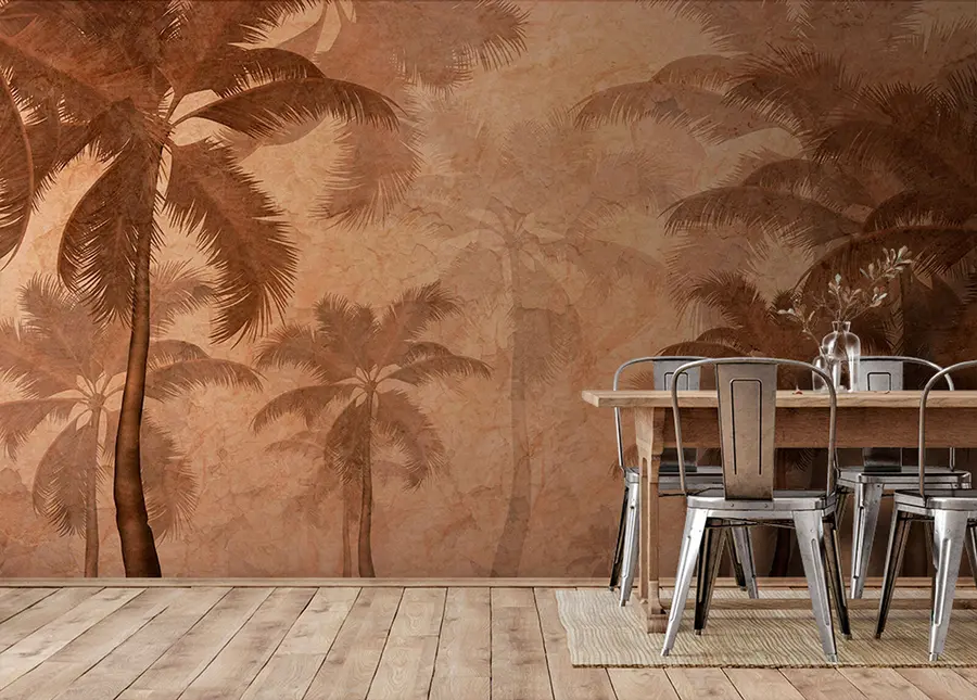 Fototapet Sepia palm u94404