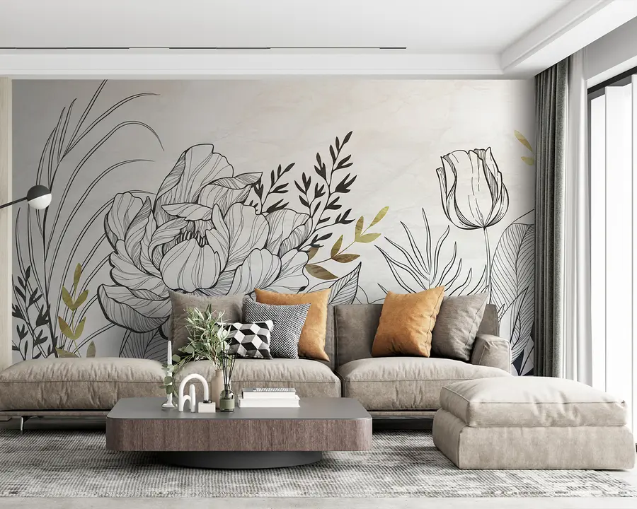 Fototapet blomblad u94307