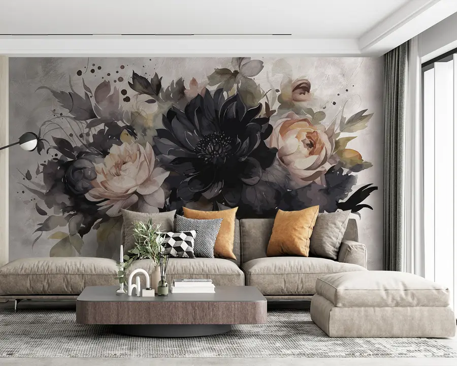 Fototapet Vackra blommor u95409