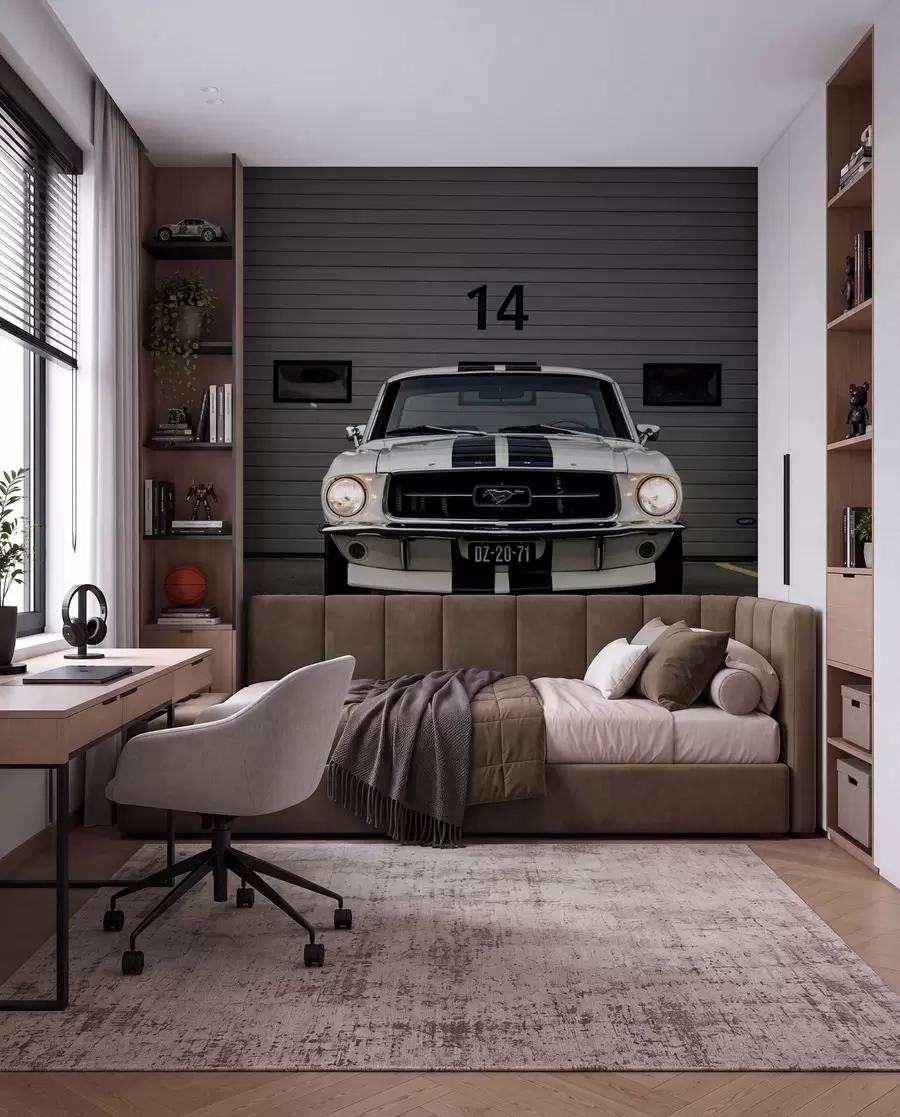 Fototapet 1970 Ford Mustang u95536