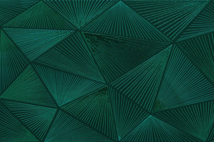 Fototapet Mörkgröna mosaikplattor u96289