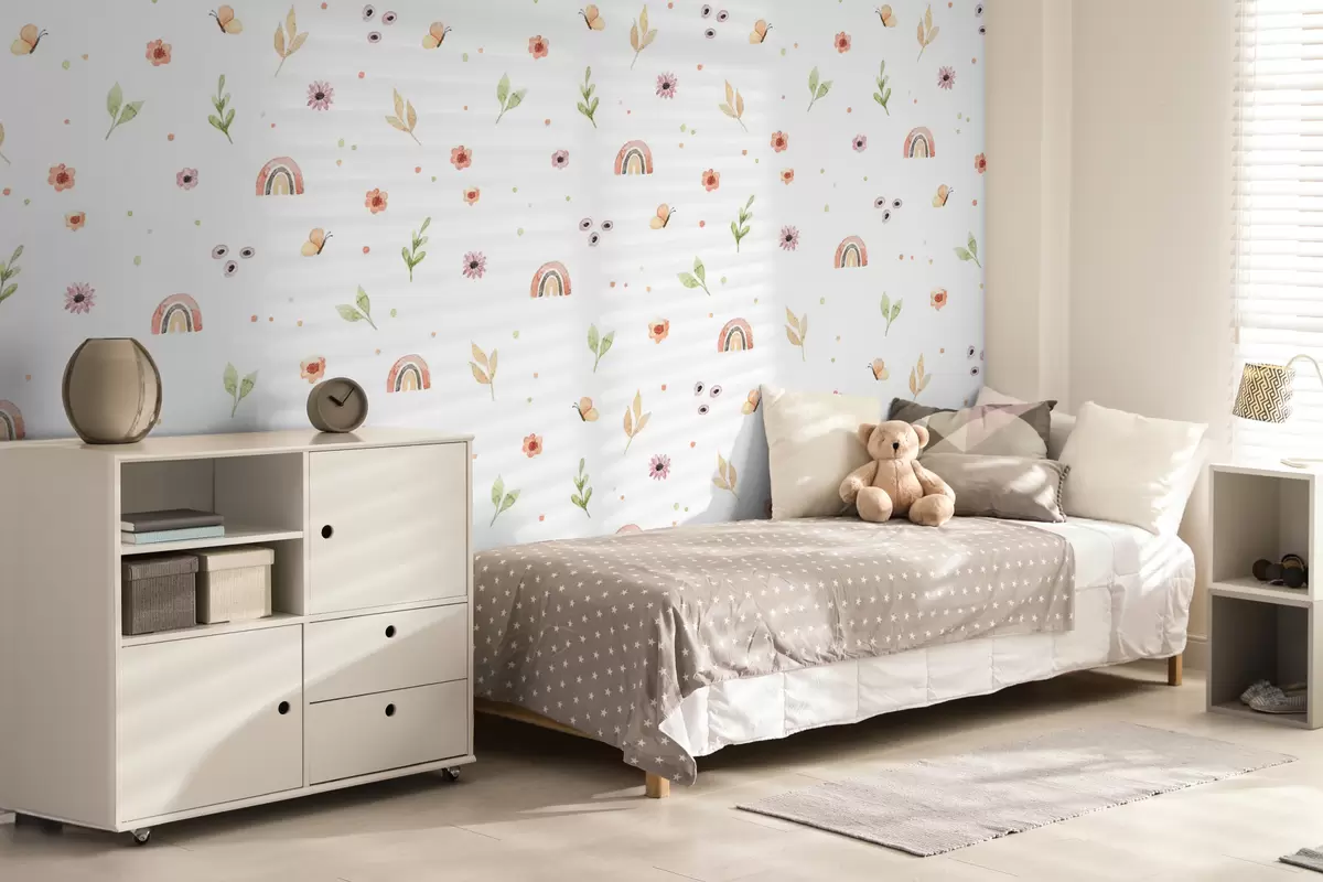 Fototapet Barns akvarellteckning u96608