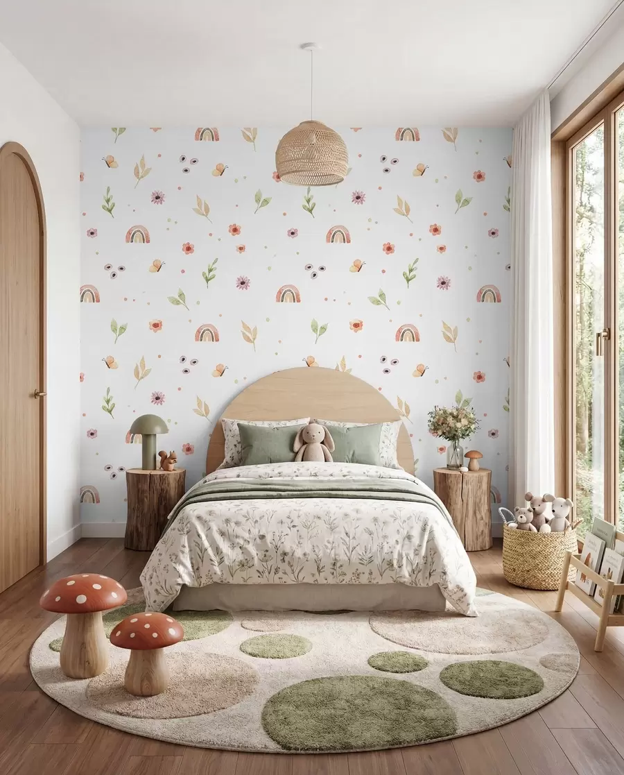 Fototapet Barns akvarellteckning u96608