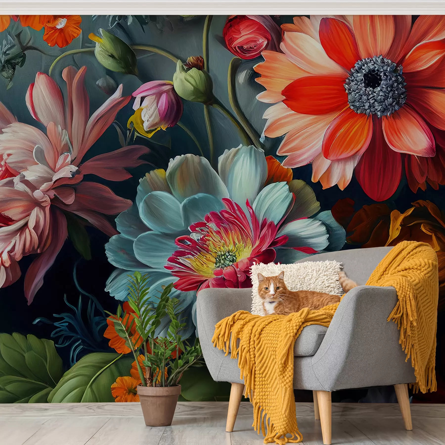 Fototapet Blomstänk u96631