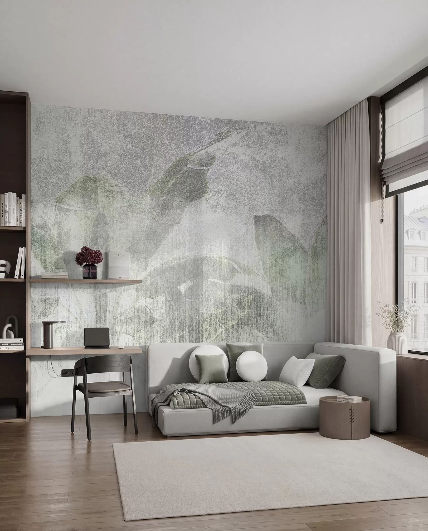 Fototapet Tropiska palmer loft stil u97030