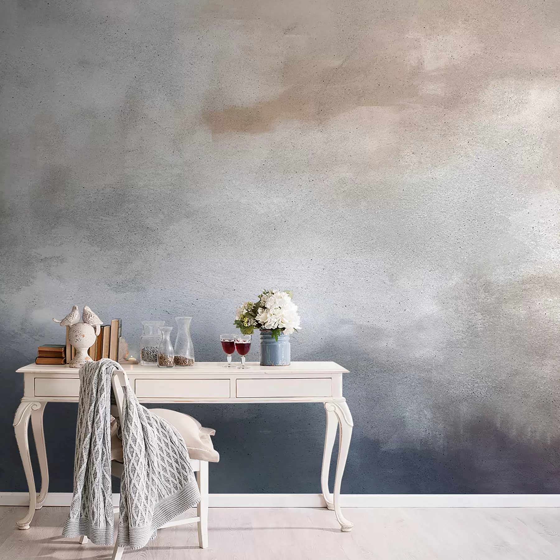 Fototapet Rökig betong u97229