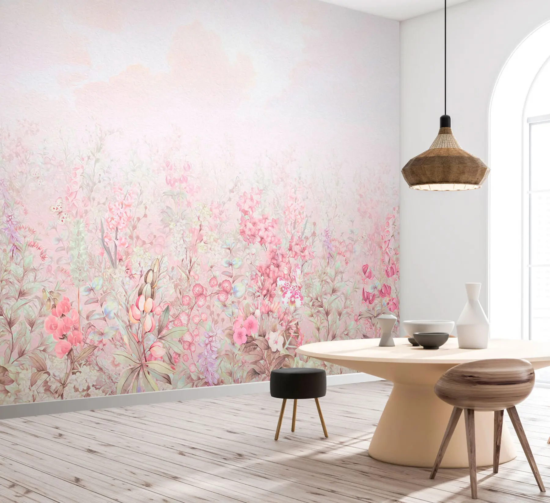 Fototapet 3d präglade blommor u97407