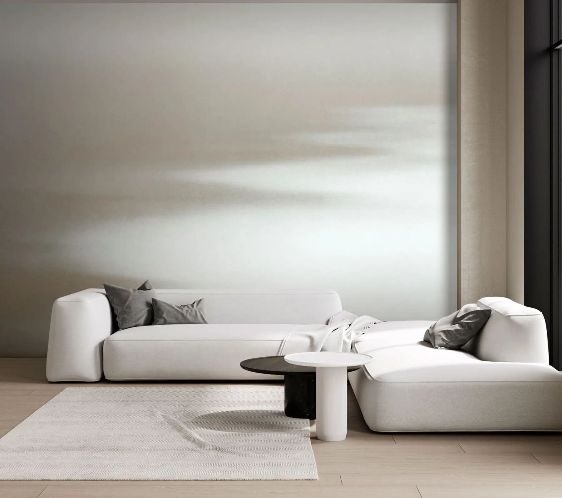 Fototapet Strand och hav, stilren minimalism och loft u97452
