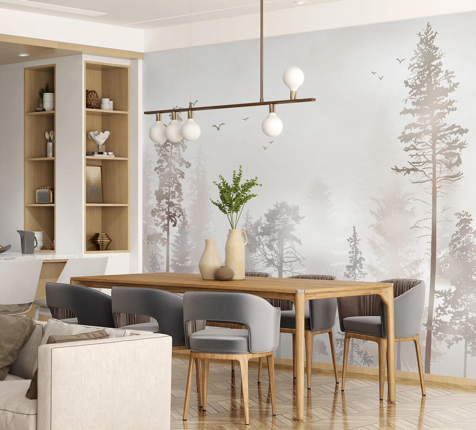 Fototapet Skog u98508