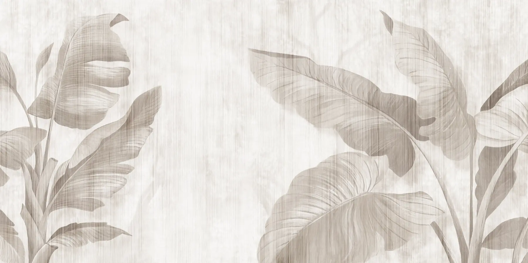 Fototapet Tropiska blad i grunge-stil u00299d2